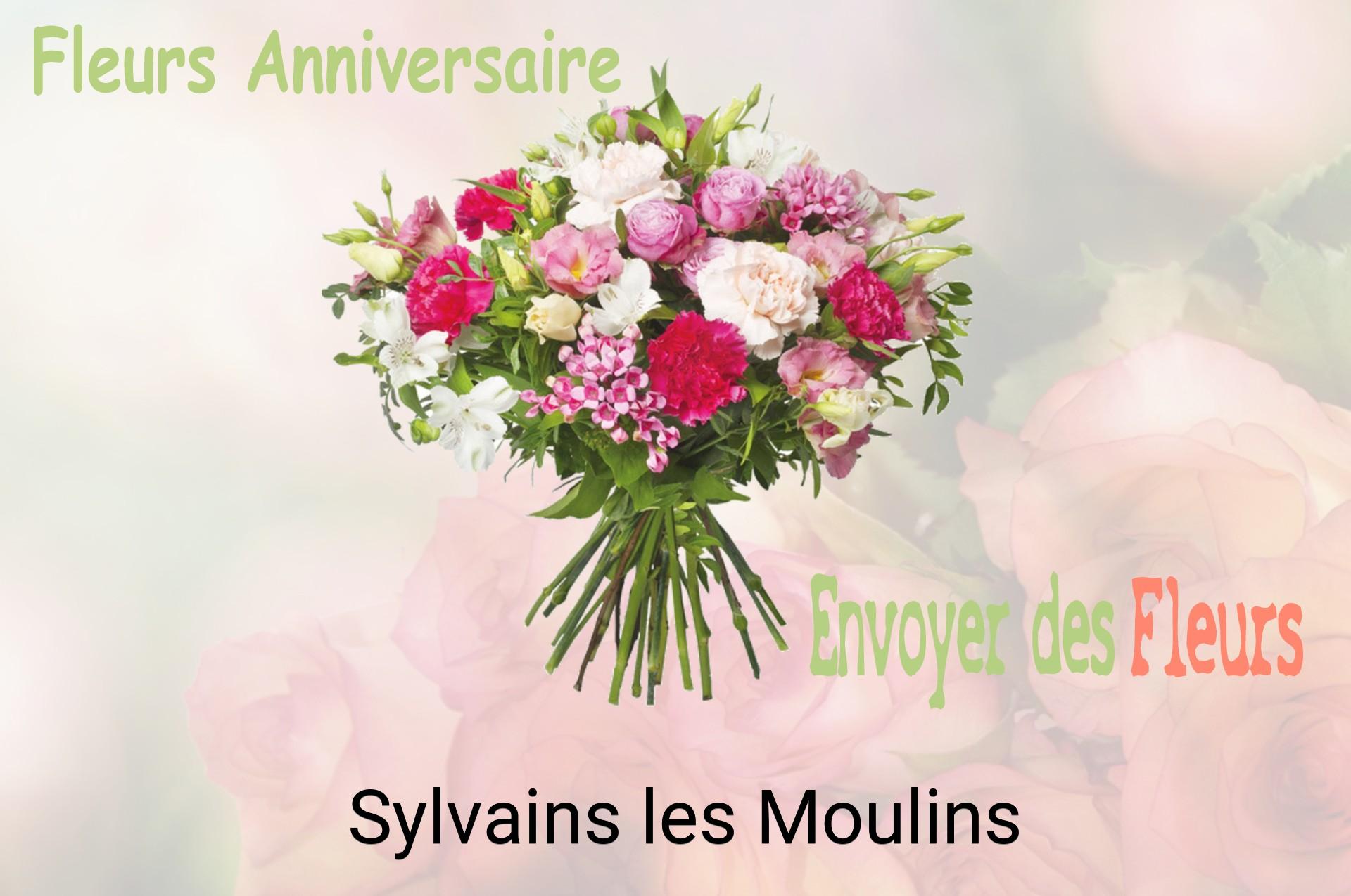 Bouquet de fleurs d’anniversaire livré à Sylvains-les-Moulins